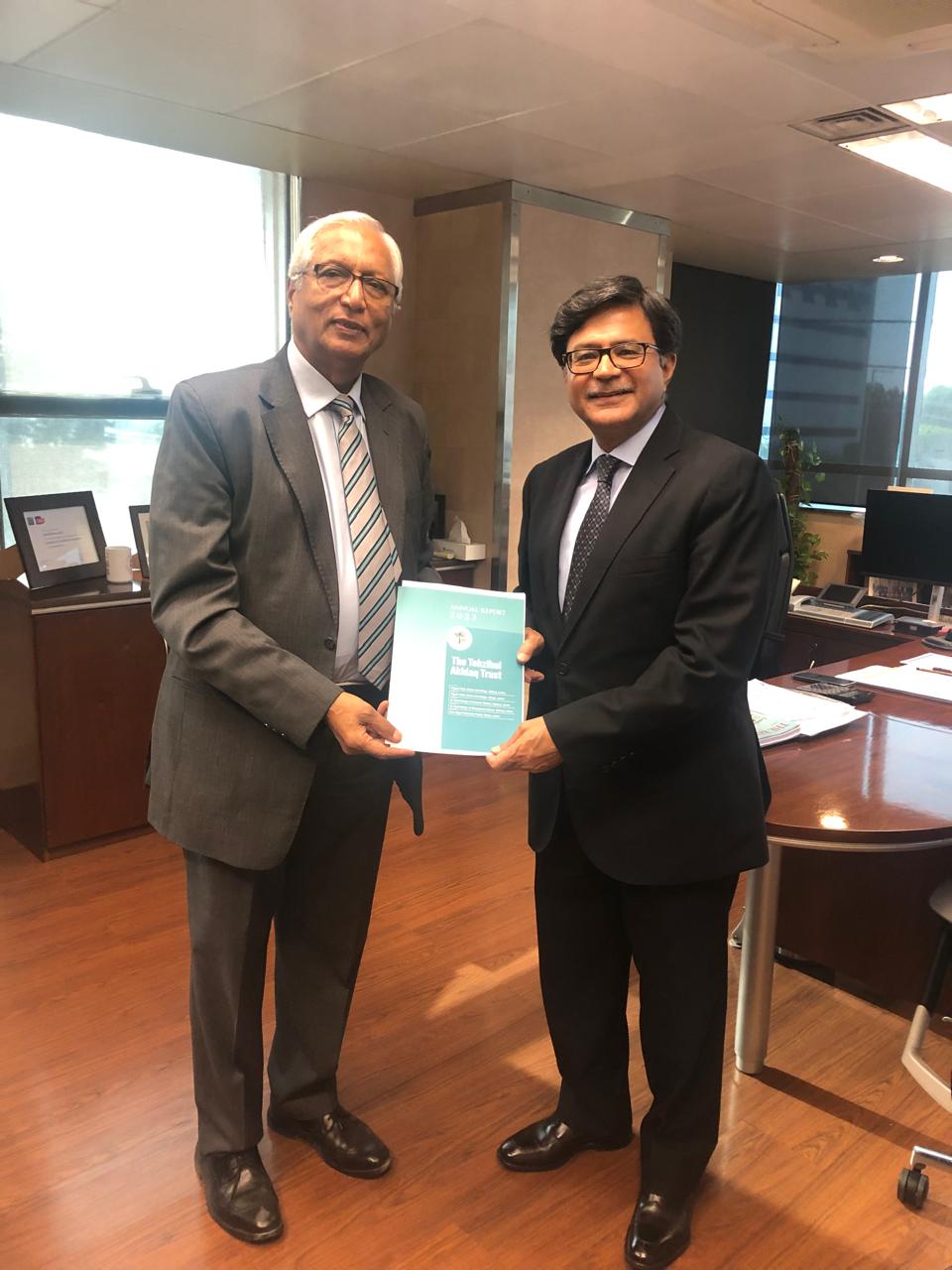 Allied Bank CEO Aizid Razzaq Gill Commends Tehzibul Akhlaq Trust’s Efforts and Pledges Support for Future Initiatives