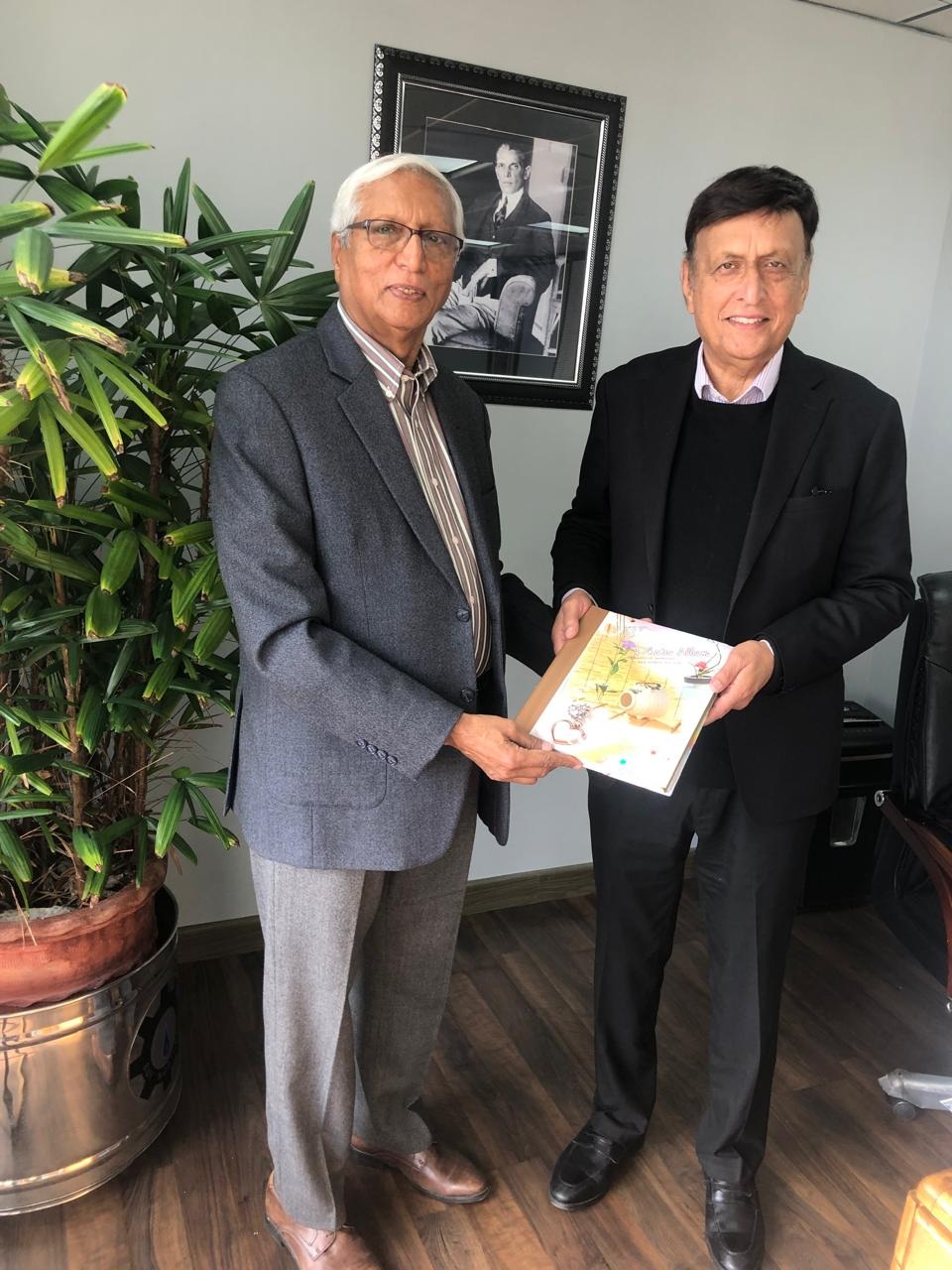 Mr. G.A. Sabri Meets SNGPL Chairman M. Ismail Qureshi – Acknowledging Aligarh Public School & College